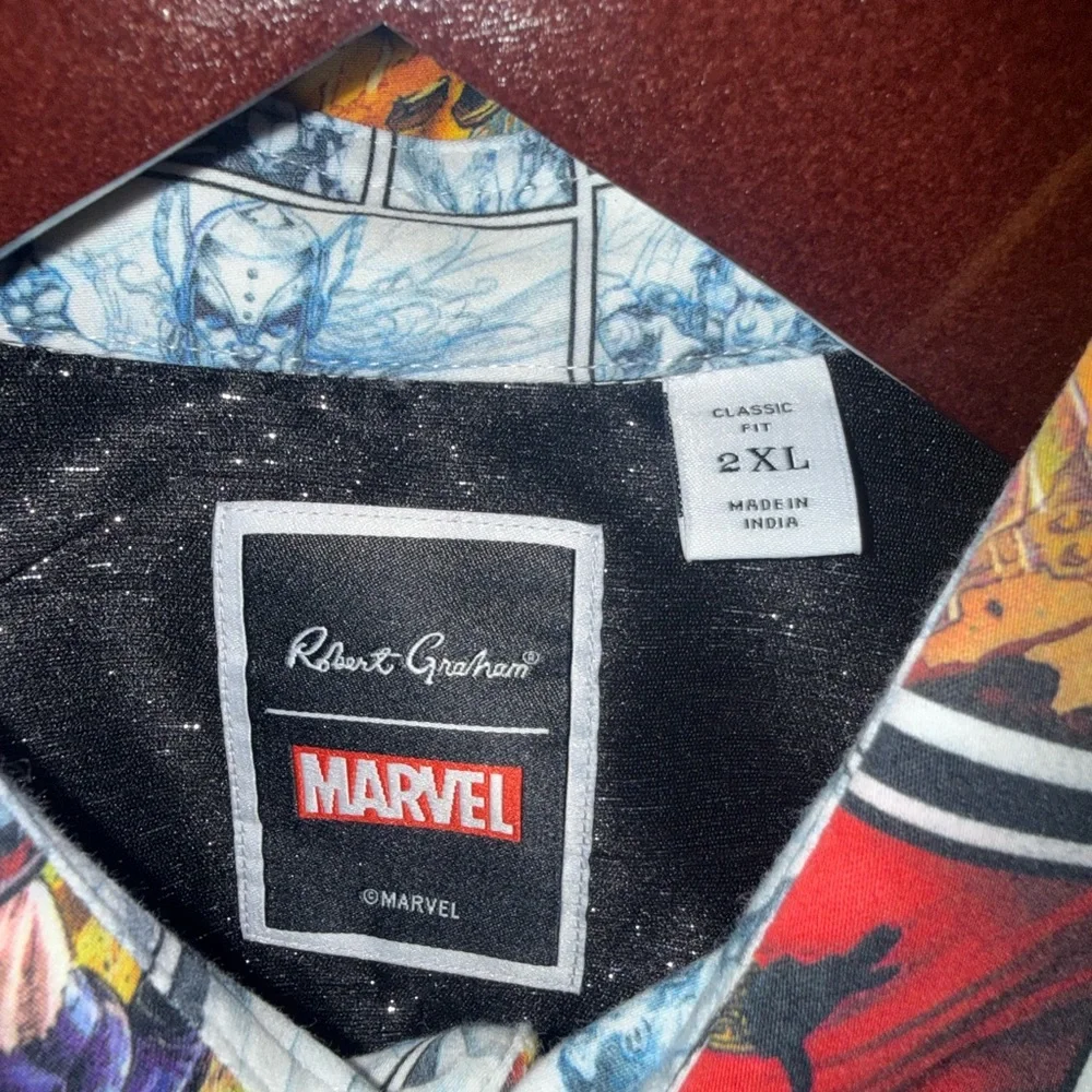 Robert Graham Multicolor Comic Print Shirt - Picture 10 of 11